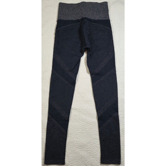 Athleta Twilight Navy Sparkle Leggings Sports Bra Set RARE SOLD OUT Small/Med - Picture 4 of 8